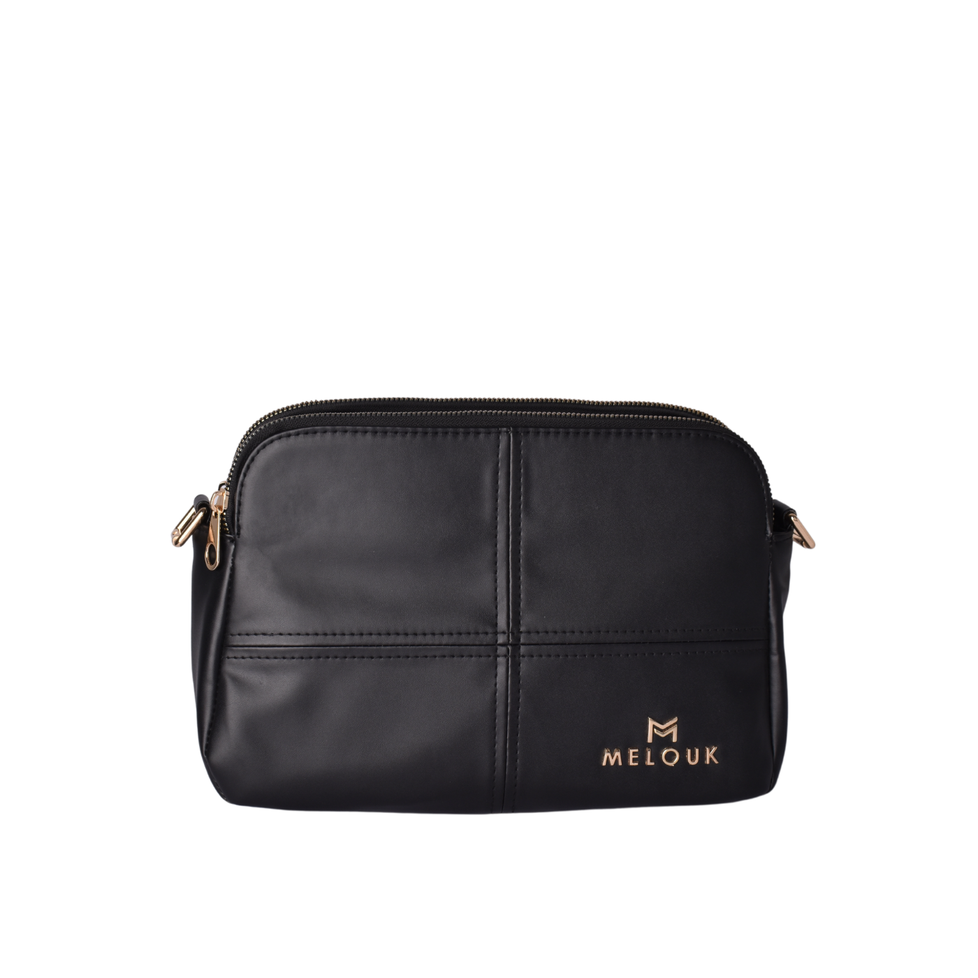 double pocket cross body bag