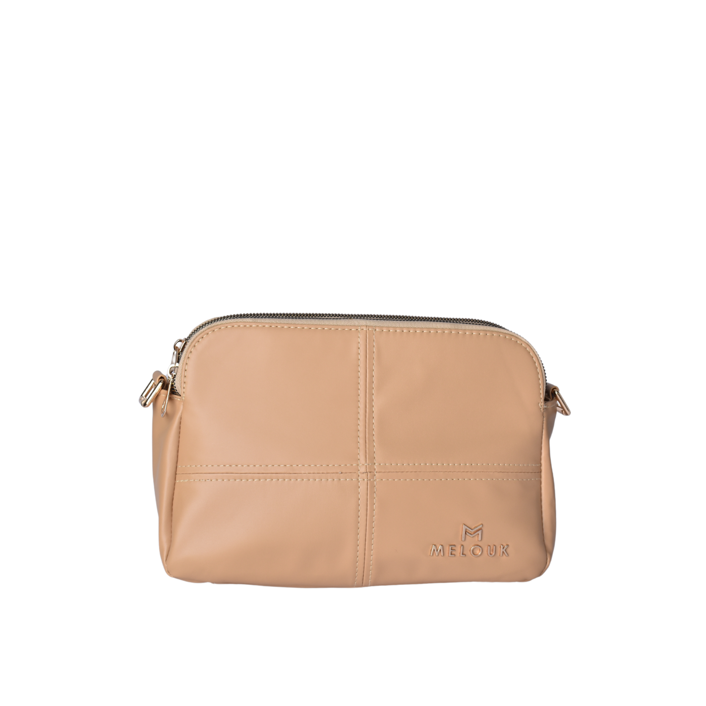 double pocket cross body bag