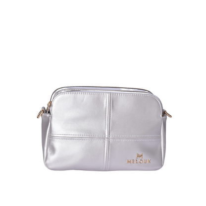 double pocket cross body bag