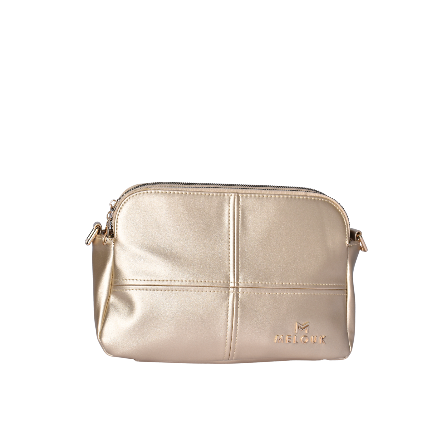 double pocket cross body bag