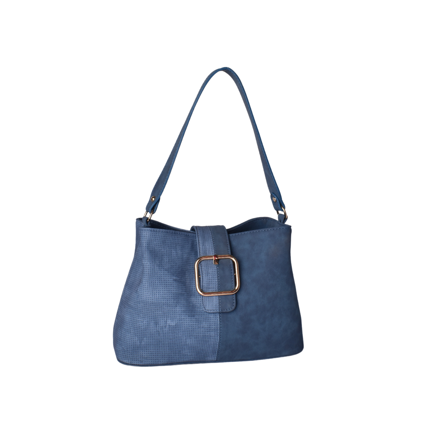 Basic leather shoulder bag