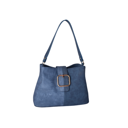 Basic leather shoulder bag