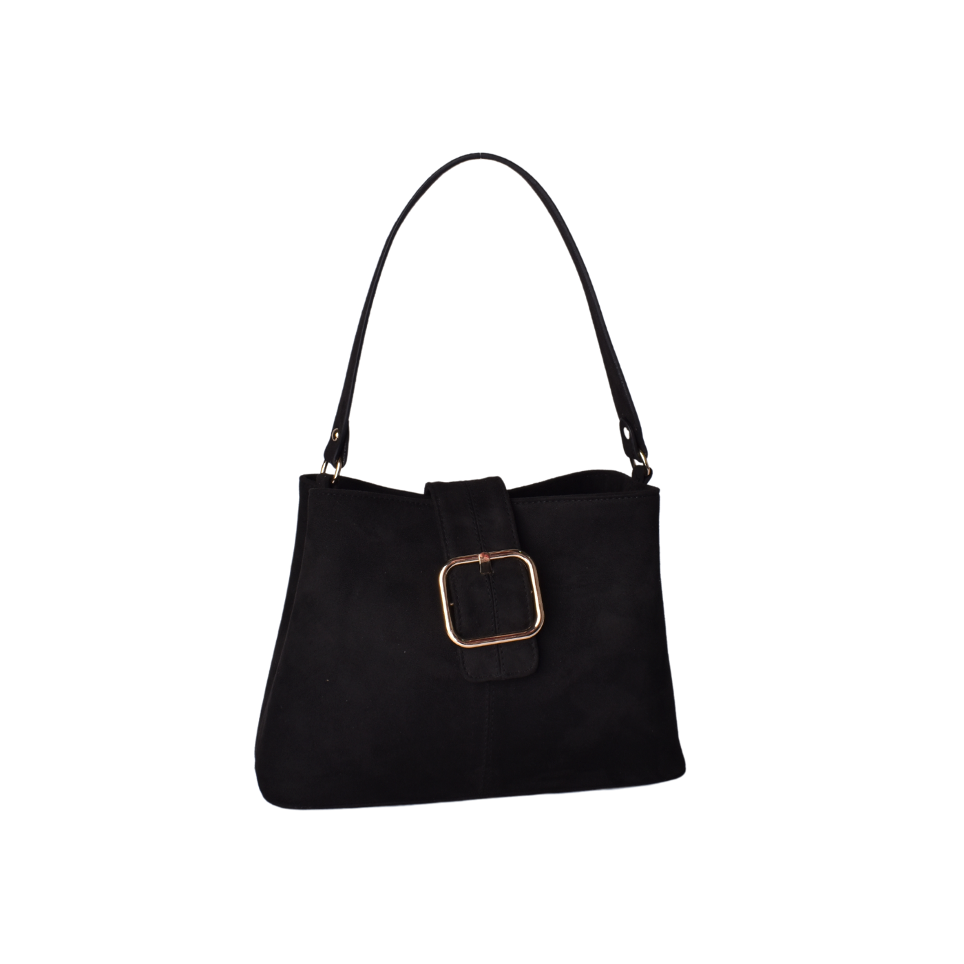 Basic leather shoulder bag