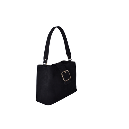 Basic leather shoulder bag