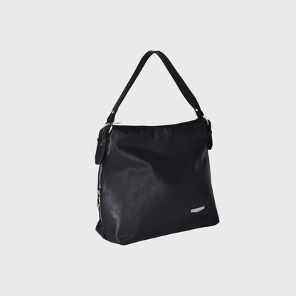 Basic Shoulder Bag with Zipper