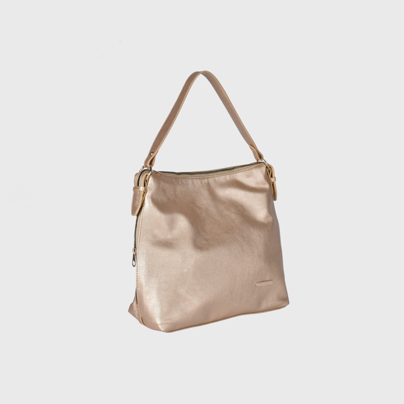 Basic Shoulder Bag with Zipper