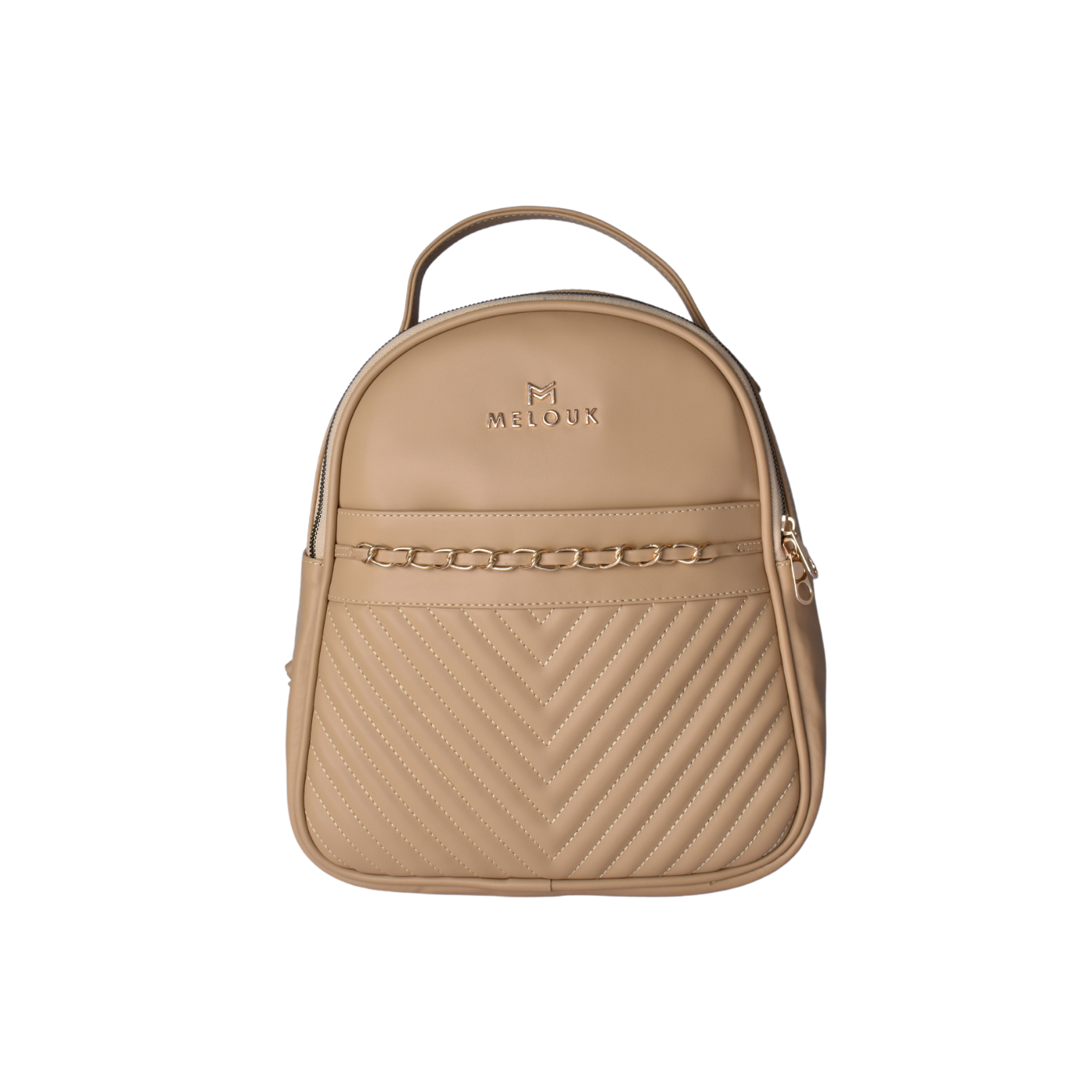 embossed leather backpack bag