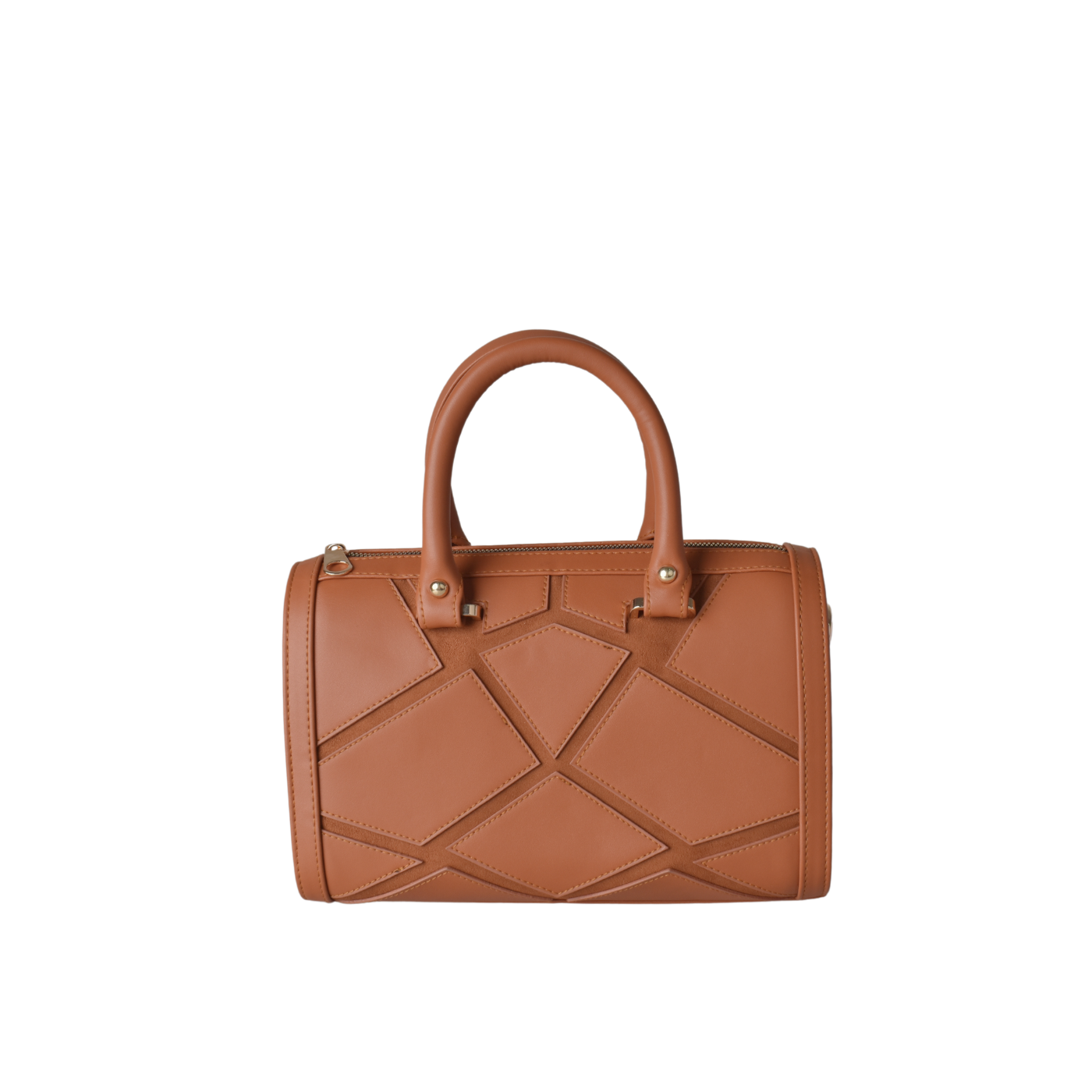 leather handbag with details