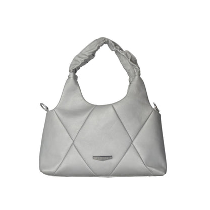 lined leather shoulder bag