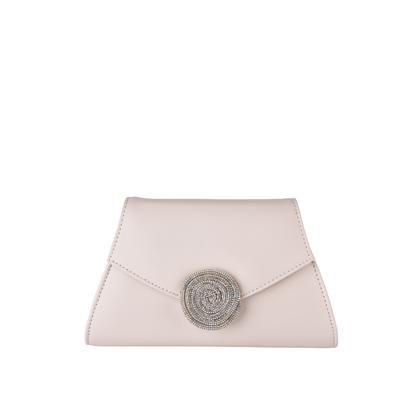 leather clutch with chain