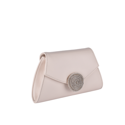 leather clutch with chain