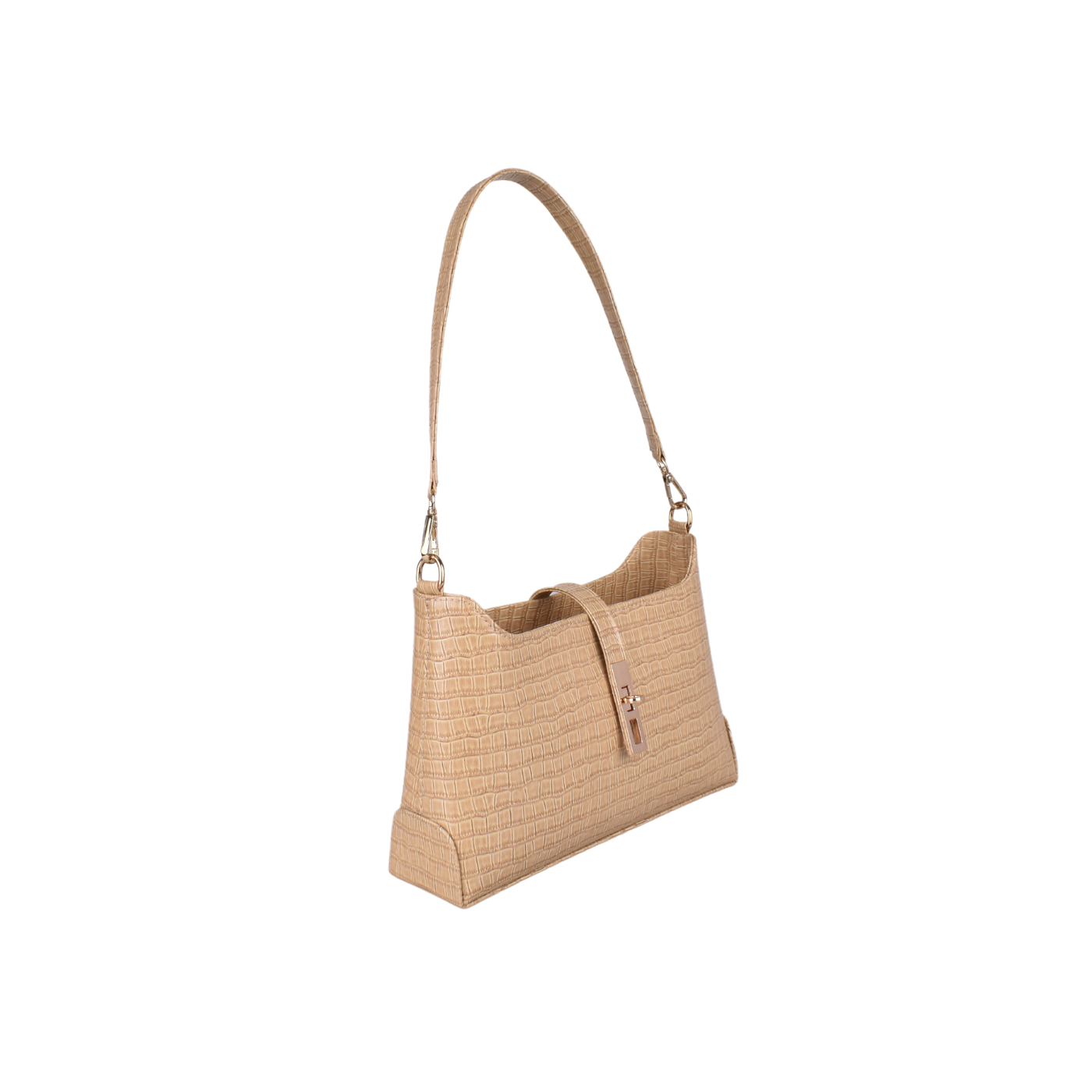 embossed leather handbag